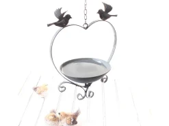 Vogeltränke Hängend Herz Metall 59 cm* Vogeltränken