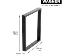 Wagner design yourself Wagner Designrahmen 400 mm x 300 mm Schwarz