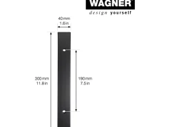 Wagner design yourself Wagner Designrahmen 710 mm x 300 mm Schwarz* Regale Schwarz|Hocker