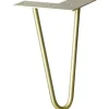 Wagner design yourself Wagner Möbelbein Hairpin Länge 200 mm Pearl Gold
