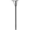 Wagner design yourself Wagner Möbelbein Hairpin Leg Retro 12 cm x 12 cm x 71 cm Stahl Schwarz