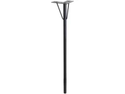 Wagner design yourself Wagner Möbelbein Hairpin Leg Retro 12 cm x 12 cm x 71 cm Stahl Schwarz