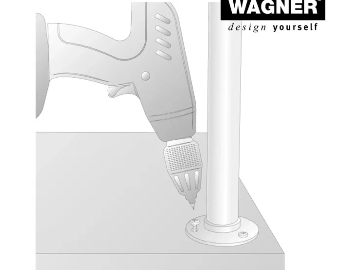 Wagner design yourself Wagner Möbelbein Industrial Pipe Ø 32,5 mm Länge 100 mm Schwarz