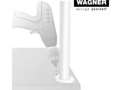 Wagner Möbelbein Telescope Ø 3 cm Justierbar 60 cm - 90 cm* Kommode|Sideboards