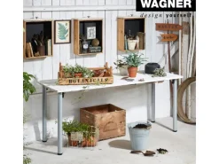 Wagner Möbelbein Telescope Ø 5 cm Justierbar 60 cm - 90 cm