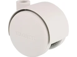 Wagner Möbel-Doppelrolle Ø 4 cm Weiß* Klapptritte