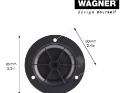 Wagner Möbelfuß Ø 5 cm Justierbar 8 cm - 10,5 cm