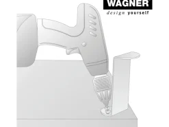 Wagner Möbelfuß 5 cm x 12 cm Schwarz-Matt