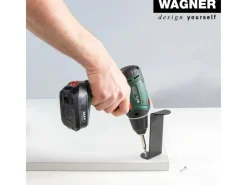 Wagner Möbelfuß 5 cm x 12 cm Schwarz-Matt