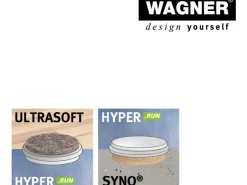 Wagner Möbelfuß Justus Lounge QuickClick mit Anschraubplatte 4er Set* Kommode