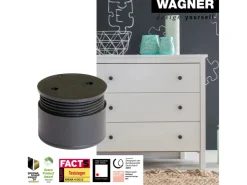 Wagner Möbelfuß Justus Lounge QuickClick mit Anschraubplatte 4er Set* Kommode