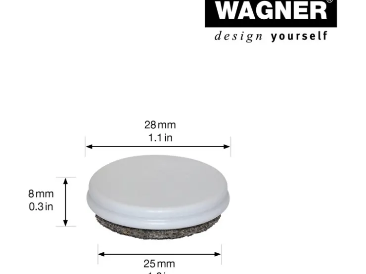 Wagner Möbelfuß Justus Lounge QuickClick 4er Set* Sofas|Sideboards