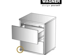 Wagner Möbelfuß Justus Lounge QuickClick 4er Set* Sofas|Sideboards