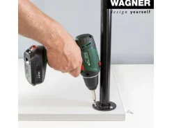 Wagner Regalträger Industrial Pipe Ø 3,25 cm x 12 cm Schwarz* Regale Massivholz
