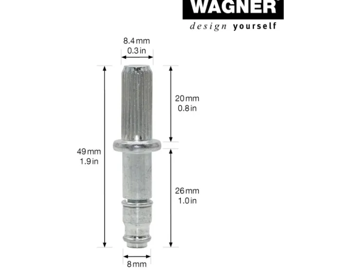 Wagner design yourself Wagner Riffelstift 58 mm 2 Stück* Stifte