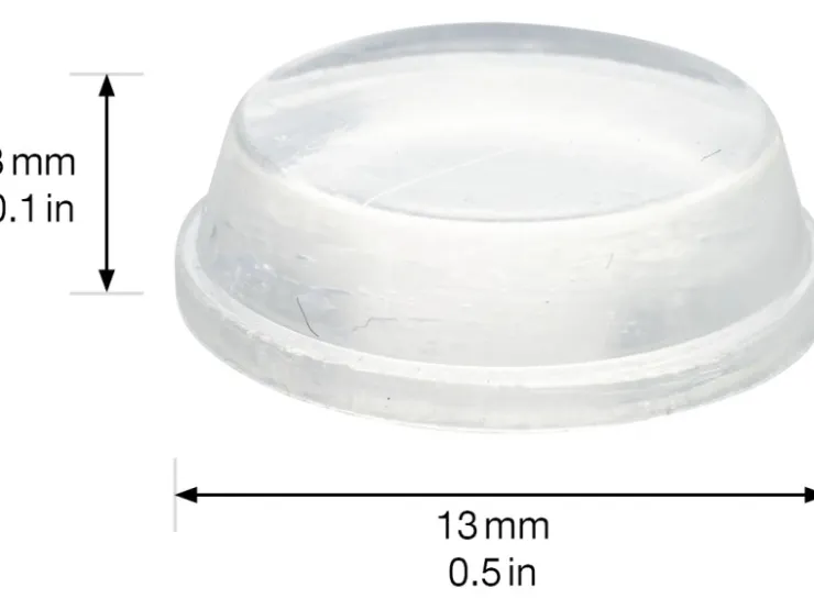Wagner design yourself Wagner Topffüße Set Selbstklebend Transparent Ø 13 mm
