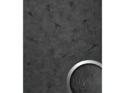 WALLFACE 24963 LOTUS CLASSY Black Wandverkleidung mit Natur Dekor Seidenmatt Anthrazit 2,6 m2 2600 x 1000 x 3,43 Anthrazit* Klebefolien
