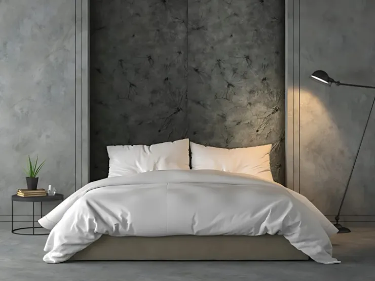 WALLFACE 24963 LOTUS CLASSY Black Wandverkleidung mit Natur Dekor Seidenmatt Anthrazit 2,6 m2 2600 x 1000 x 3,43 Anthrazit* Klebefolien