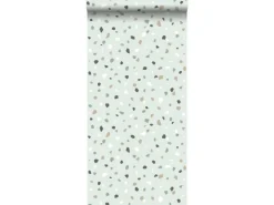 Walls4You Tapete Terrazzo-Motiv Mintgrün 0,53 x 10,05 m 935315