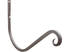 Wandhaken aus Metall in Braun 33 cm* Laternen
