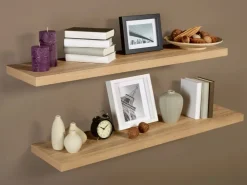 Wandregal Carlton Eiche Hell 118 cm x 23,5 cm x 3,8 cm* Wandregale