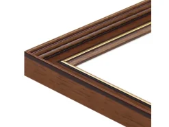WANDStyle Bilderrahmen H182 aus Massivholz in Braun 40 x 60 cm im Stil Antik