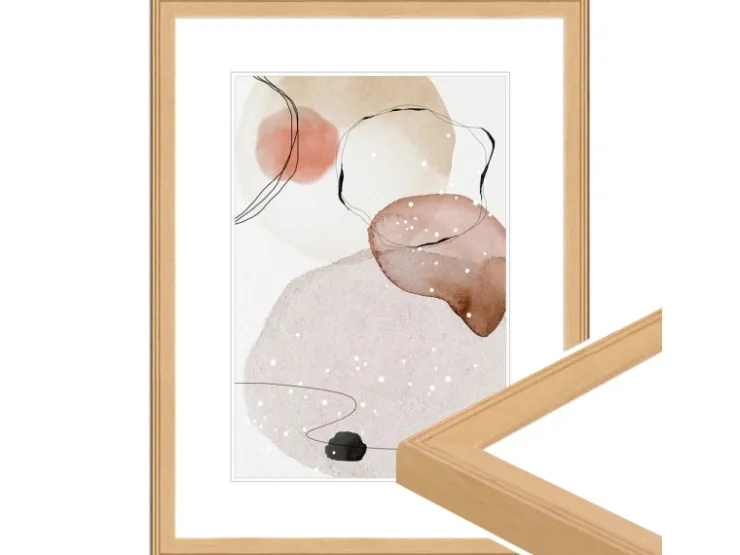 WANDStyle Bilderrahmen H320 aus Massivholz in -Optik 20 x 20 cm im Stil Klassisch* Ostern