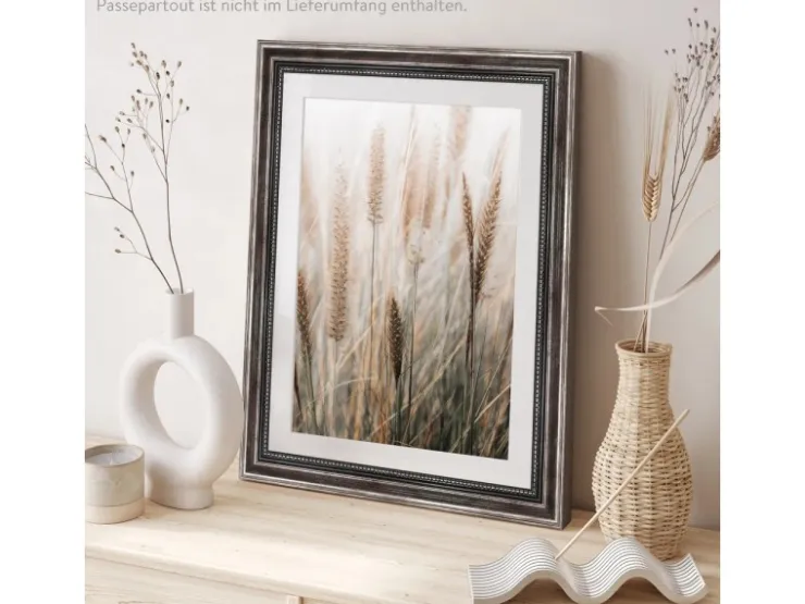 WANDStyle Bilderrahmen H450 aus Massivholz in -Optik 30 x 40 cm im Stil Antik* Bilderrahmen