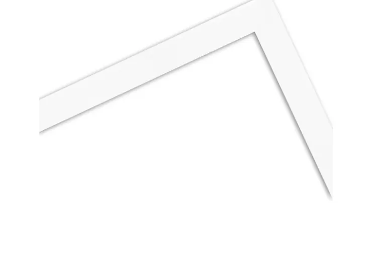 WANDStyle Bilderrahmen H950 aus Massivholz in Weiß gemasert 40 x 60 cm im Stil Modern* Bilderrahmen