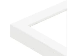 WANDStyle Bilderrahmen H950 aus Massivholz in Weiß gemasert 40 x 60 cm im Stil Modern* Bilderrahmen