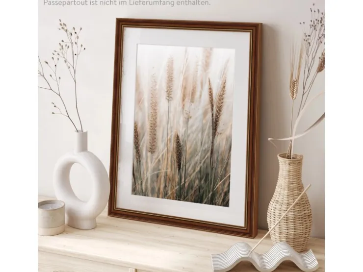 WANDStyle Bilderrahmen H182 aus Massivholz in Braun 20 x 30 cm im Stil Antik