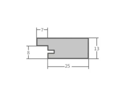 WANDStyle Bilderrahmen H750 aus Massivholz in -Optik 30 x 40 cm im Stil Landhaus* Bilderrahmen