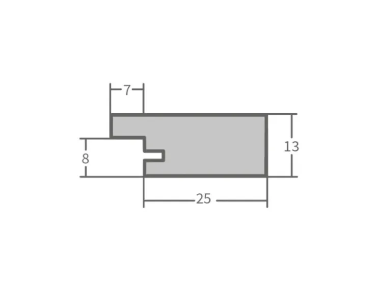 WANDStyle Bilderrahmen H750 aus Massivholz in -Optik 30 x 40 cm im Stil Landhaus* Bilderrahmen