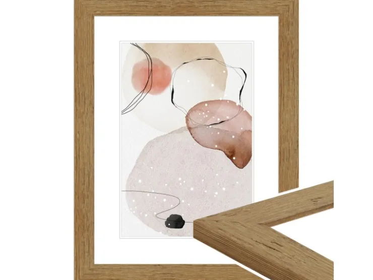 WANDStyle Bilderrahmen H750 aus Massivholz in -Optik 30 x 40 cm im Stil Landhaus* Bilderrahmen