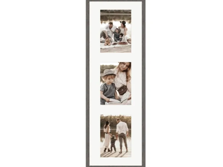 WANDStyle Galerierahmen G950 in 23 x 70 cm für 3 Bilder im Format 13 x 18 cm* Bilderrahmen