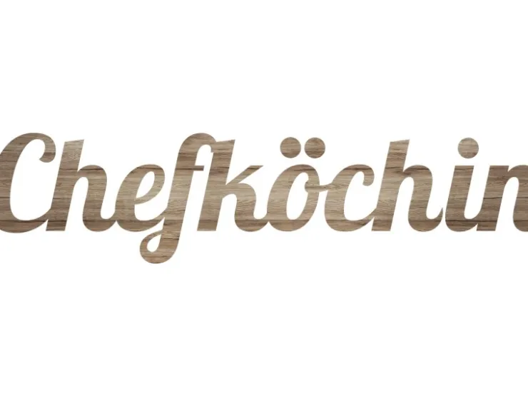 Pro Art Wandtattoo Chefköchin 25 cm x 70 cm* Wandtattoos