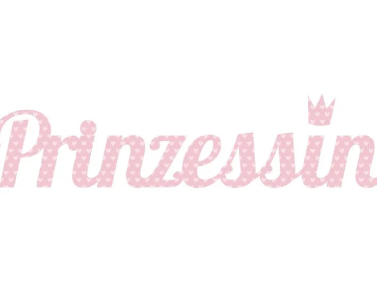 Pro Art Wandtattoo Prinzessin 25 cm x 70 cm