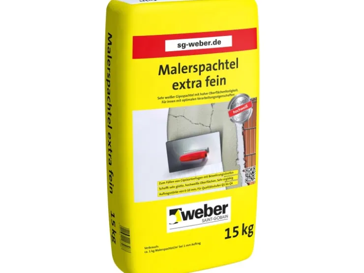 Saint-Gobain Weber Weber Malerspachtel extra fein Weiß 15 kg* Malerbedarf