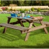Weka Sitzbank Garnitur Feststehend 181 cm x 63 cm