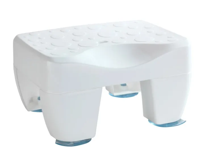 Wenko Badewannenhocker Secura 150 kg Tragkraft Kunststoff 40 x 21 x 31 cm Weiß