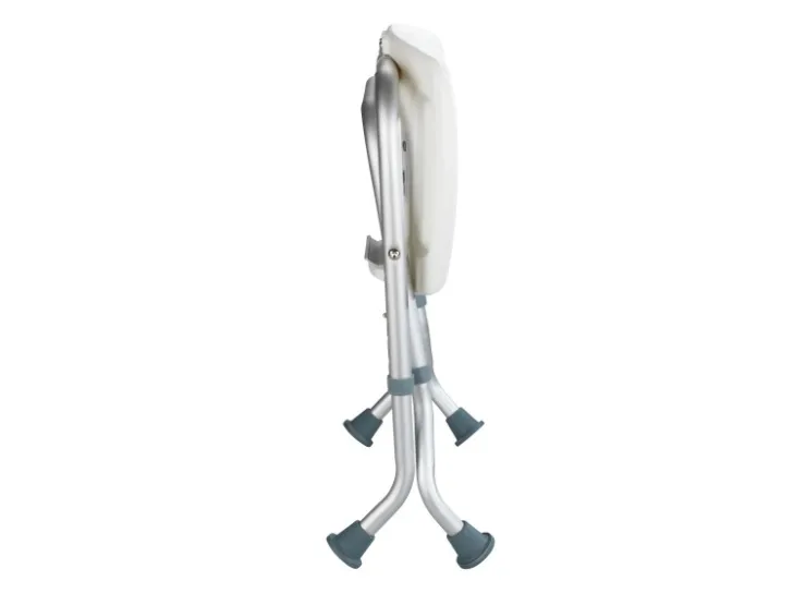 Wenko Badhocker Secura klappbar Kunststoff 53,5 x 44,5-48,0 x 40-47 cm Weiß