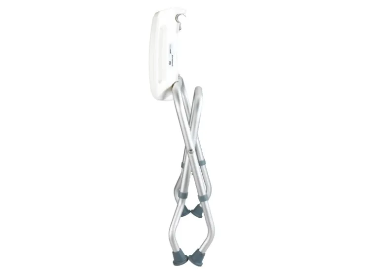 Wenko Badhocker Secura klappbar Kunststoff 53,5 x 44,5-48,0 x 40-47 cm Weiß