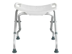 Wenko Badhocker Secura klappbar Kunststoff 53,5 x 44,5-48,0 x 40-47 cm Weiß