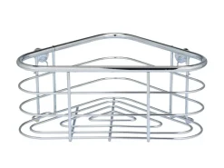 Wenko Eckablage Trestina 25 cm x 10,5 cm 16,5 cm Edelstahl Silber Glänzend