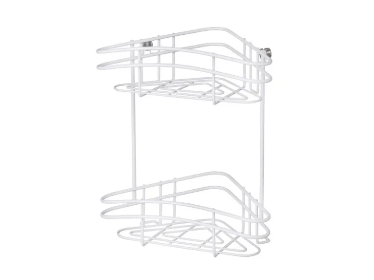 Wenko Eckregal Classic Plus 2 Etagen Weiß* Eckregale