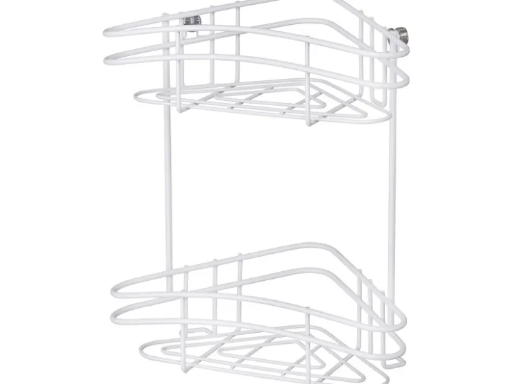 Wenko Eckregal Classic Plus 2 Etagen Weiß* Eckregale