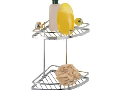 Wenko Eckregal Sion Power-Loc Befestigen ohne Bohren 28 cm breit* Eckregale