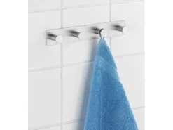 Wenko Hakenleiste Celano Quadro mit 4 Haken Edelstahl Rostfrei* Klebefolien