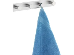 Wenko Hakenleiste Celano Quadro mit 4 Haken Edelstahl Rostfrei* Klebefolien