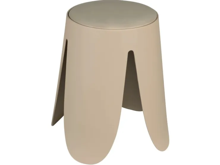 Wenko Hocker Comiso Ø 44,5 cm x 46 cm Beige Matt* Hocker